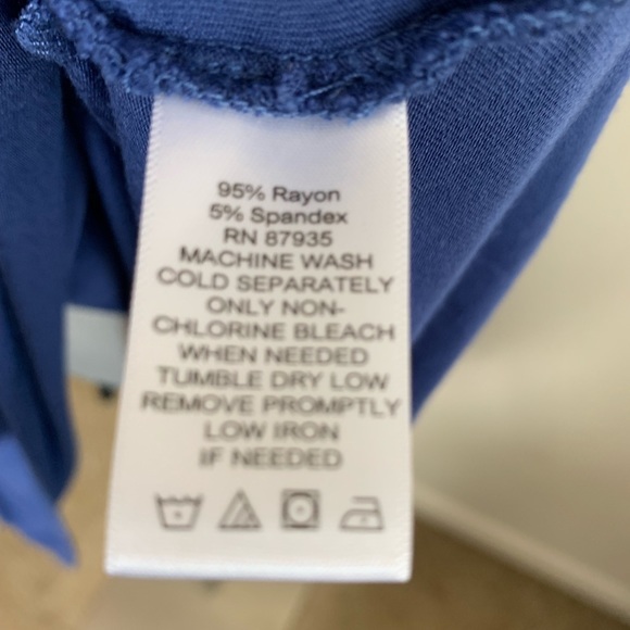 LOGO by Lori Goldstein Hi Low Hem Knit Tunic Sz 1X - Picture 7 of 9